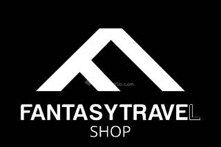 Fantasy travel shop logo