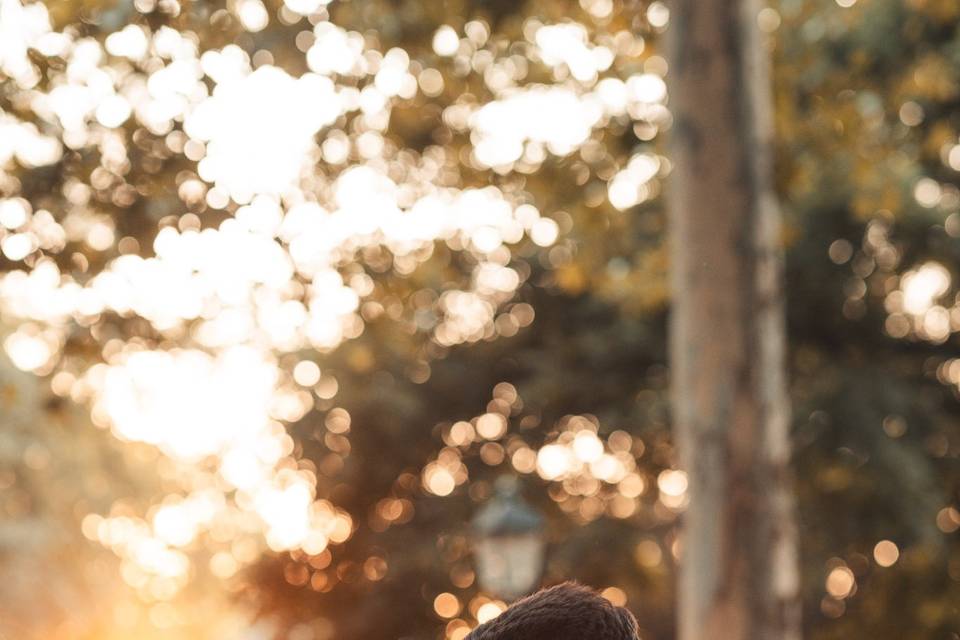 Bacio al tramonto