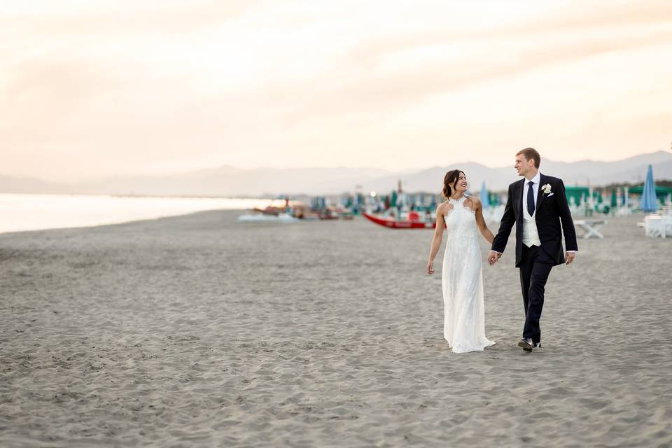 Passeggiata in spiaggia