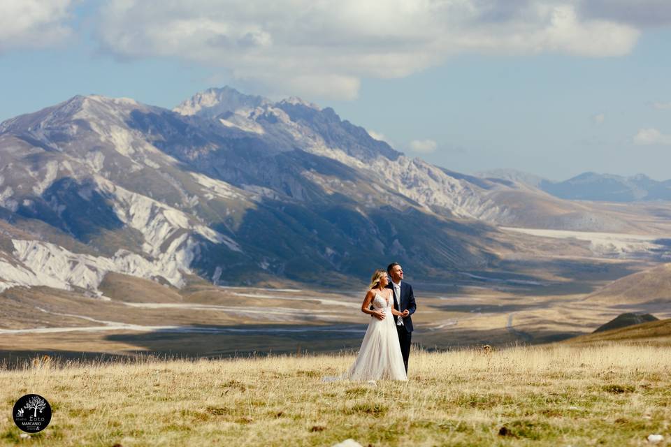 Wedding in mountains