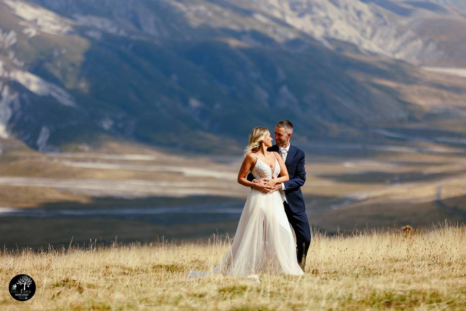 Wedding in mountains