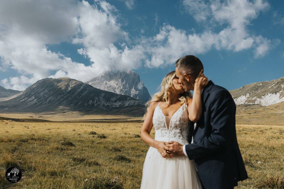 Wedding in mountains