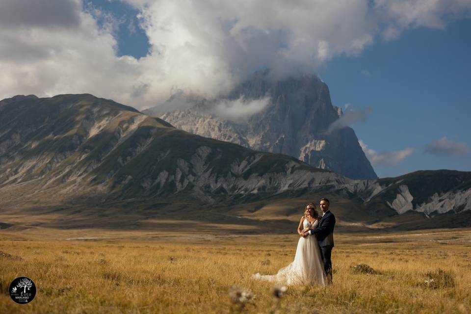 Wedding in mountains