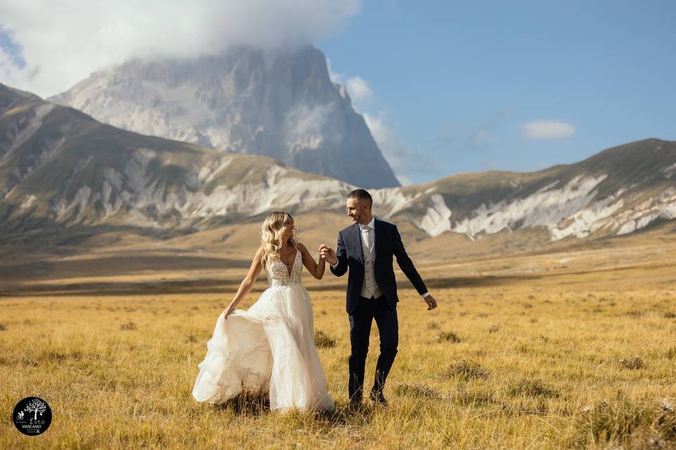 Wedding in mountains