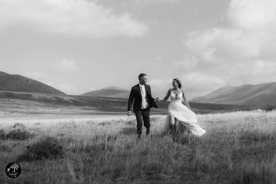 Wedding in mountains