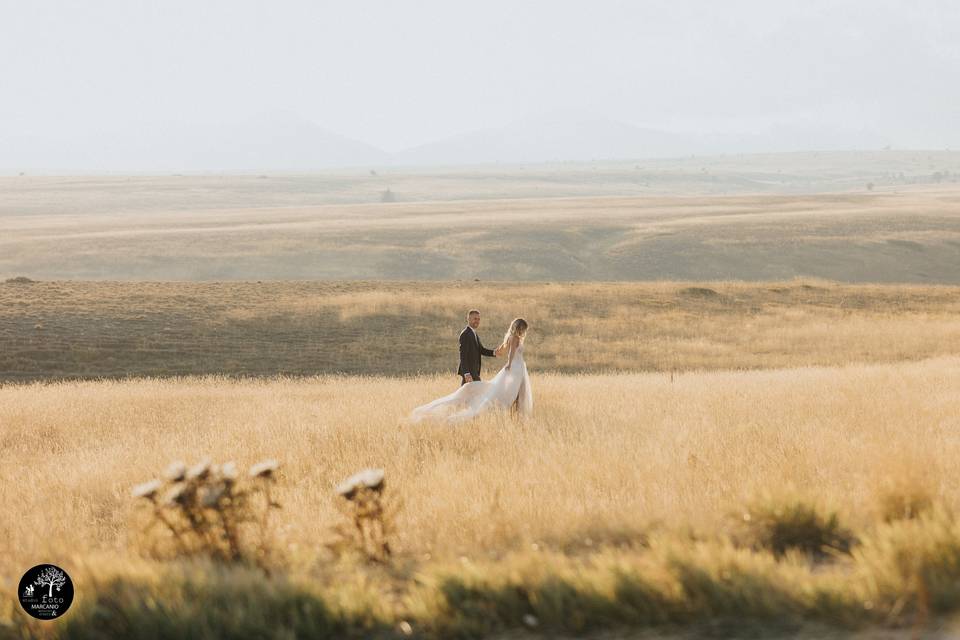 Wedding in mountains