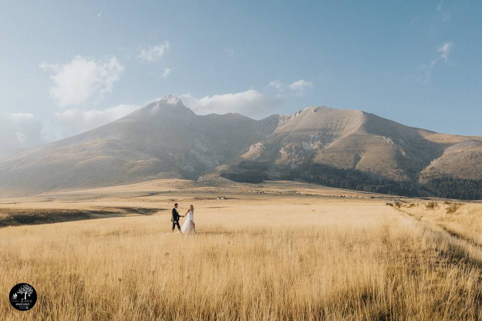 Wedding in mountains