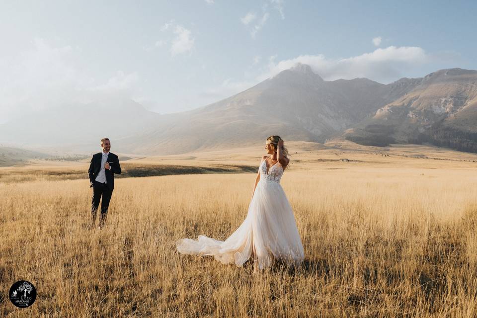 Wedding in mountains