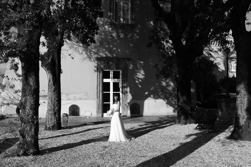 La sposa in bianco e nero