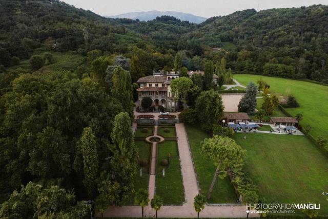 La Villa dall'alto