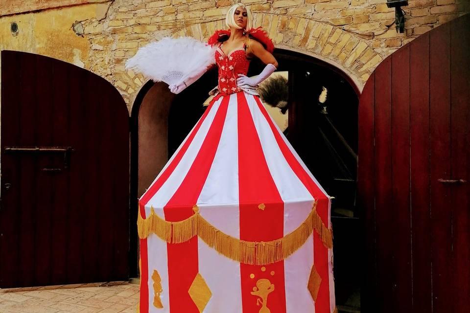 Trampoli circus