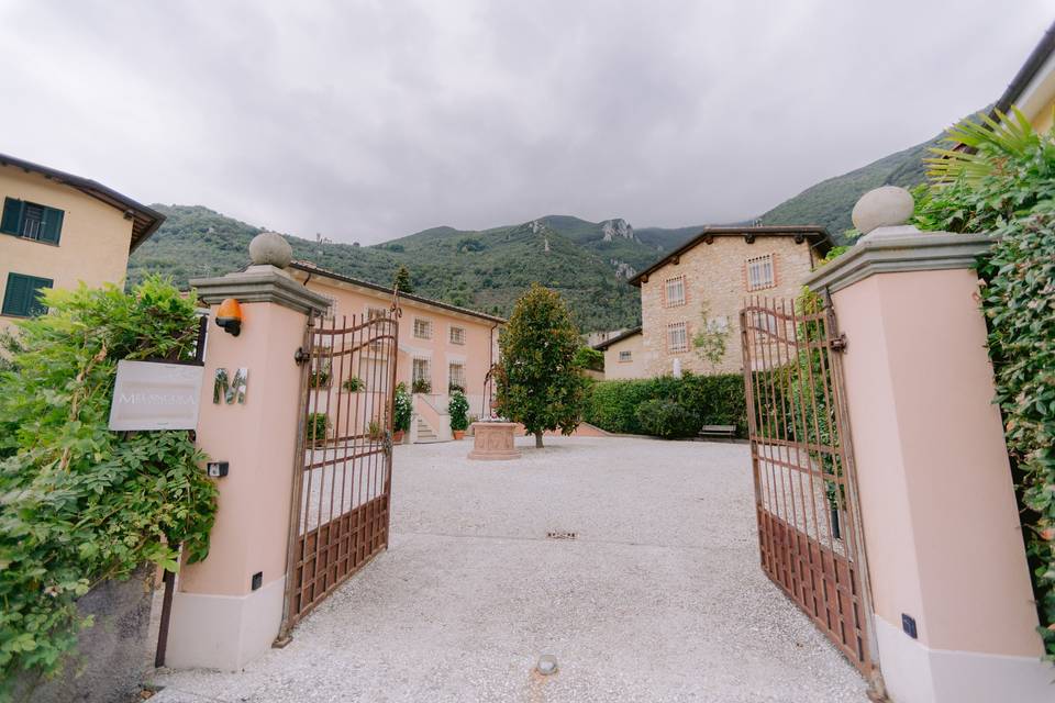 Terrazza villa matrimonio