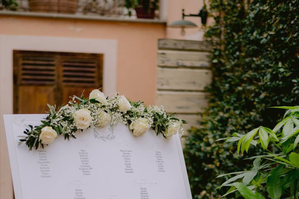 Tablou matrimonio in villa