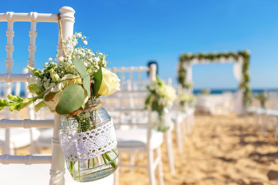Allestimenti beach wedding