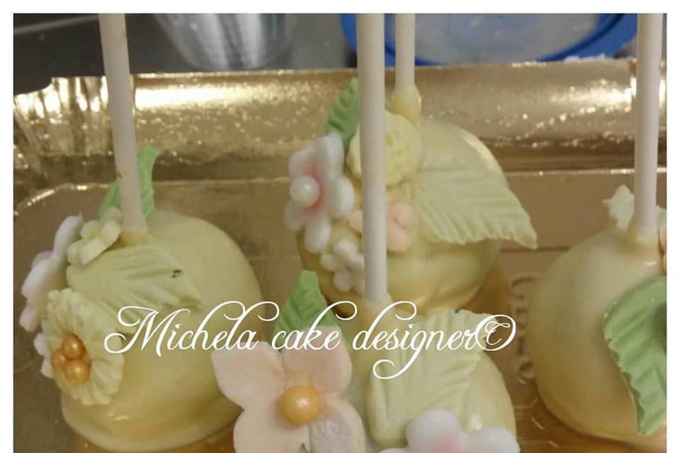 Cake pops shabby chic