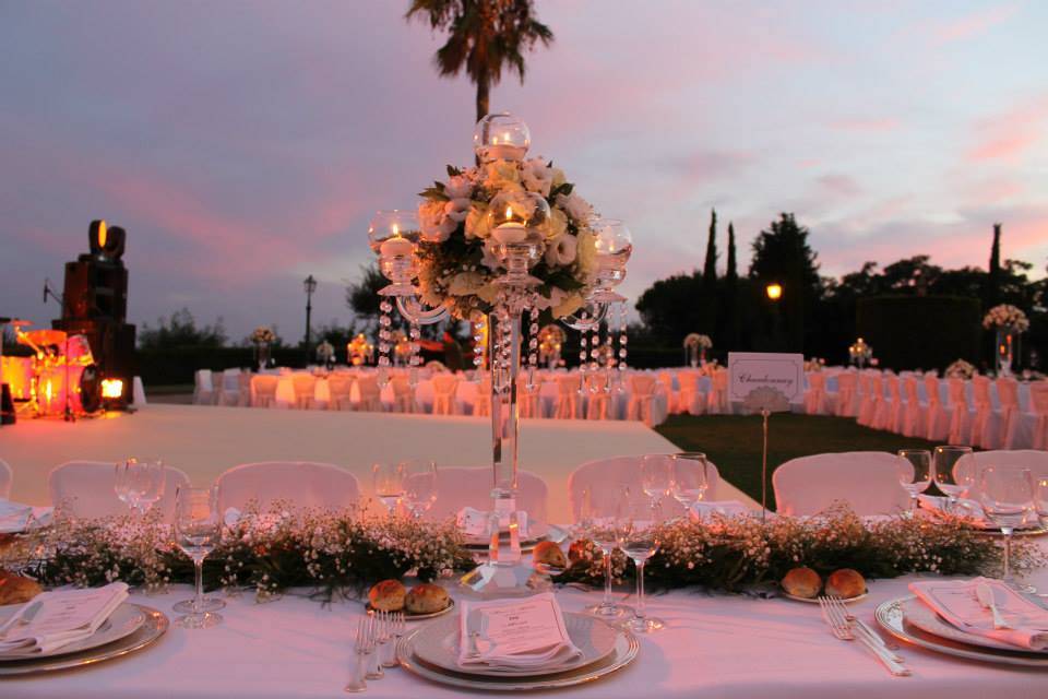 Candelabro in cristallo