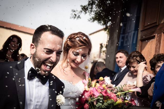 Lancio riso matrimonio