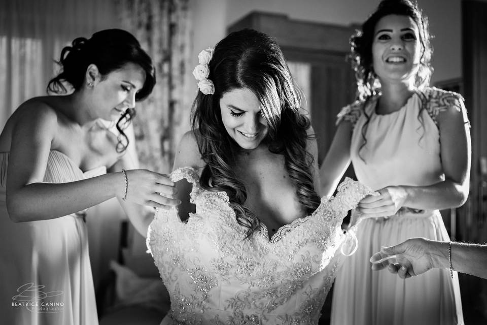 Preparazione sposa