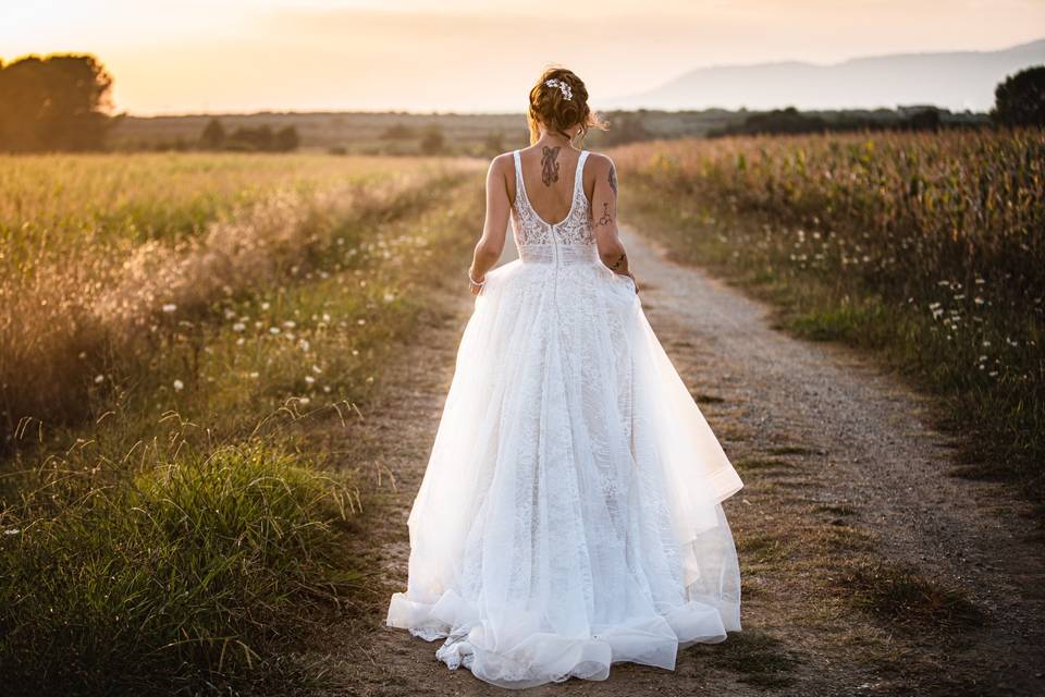 Abito-Sposa tramonto