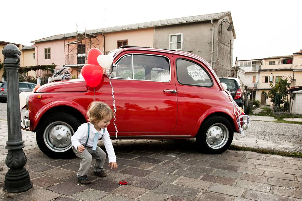 Fiat 500 wedding