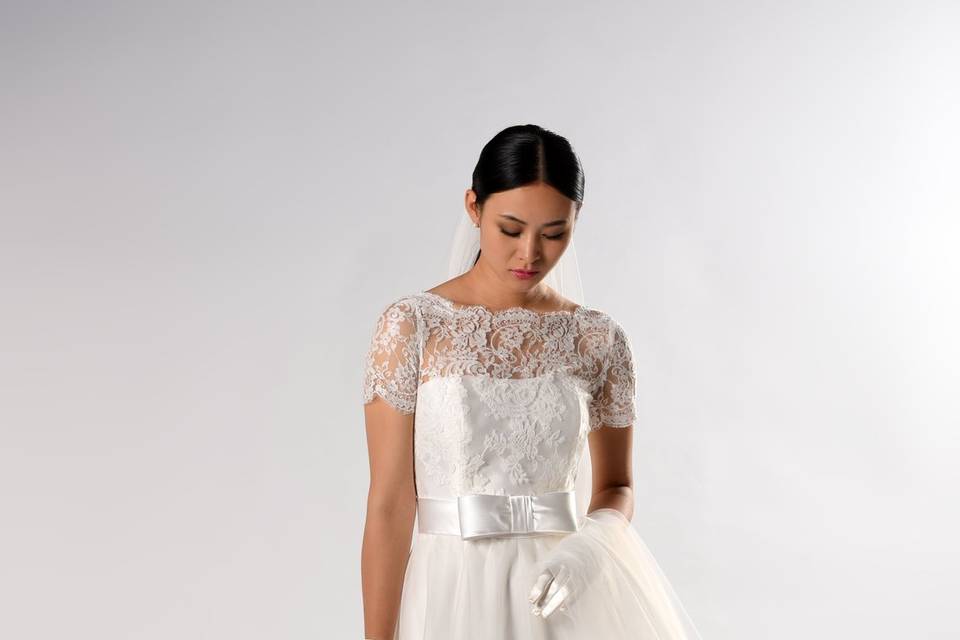 Abito romantico organza