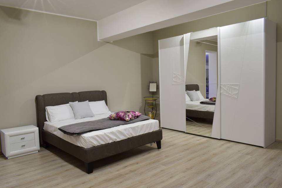 Camera legno bianco