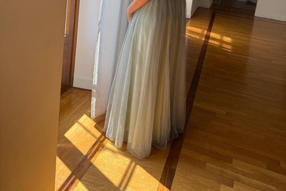 Chignon alto riccio