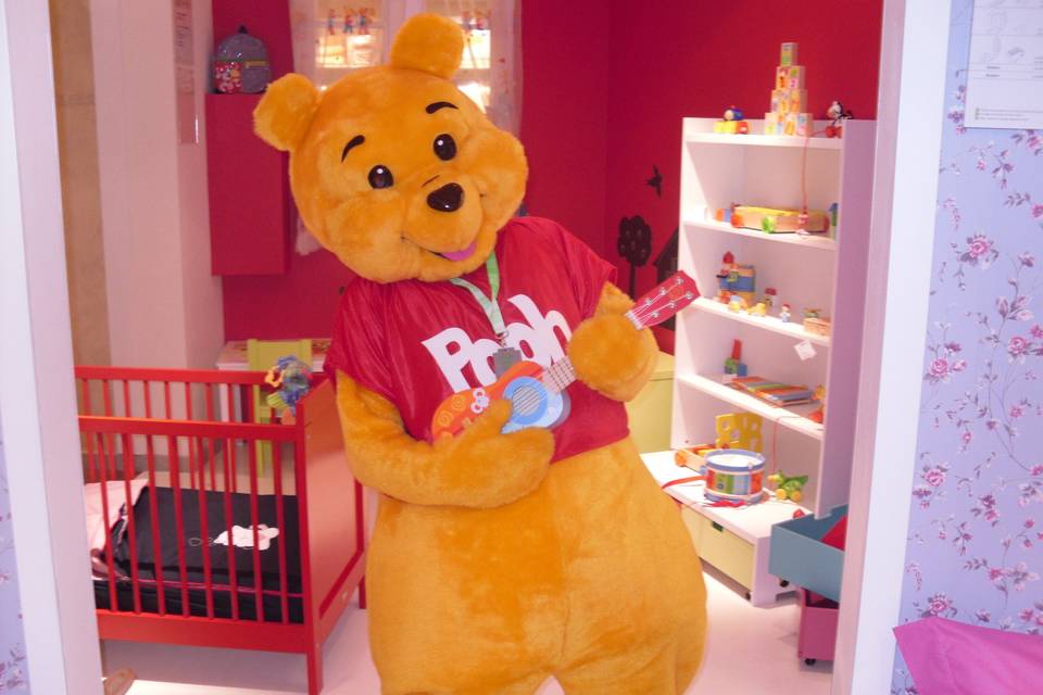 Winnie the pooh mascotte