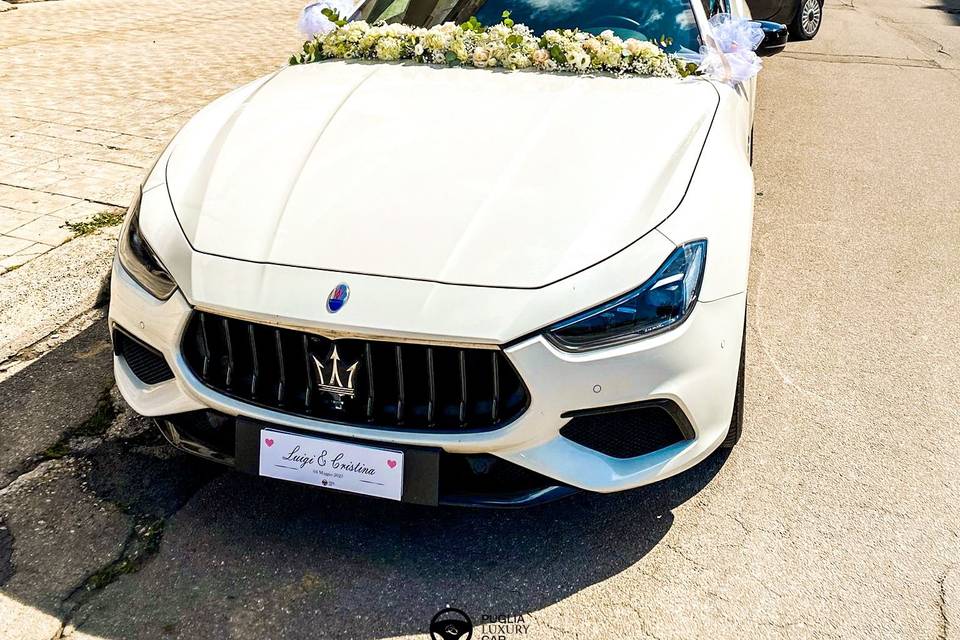 Maserati ghibli bianca