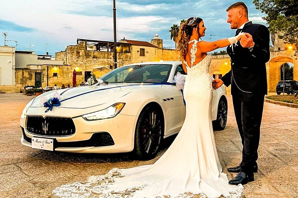 Maserati ghibli bianca