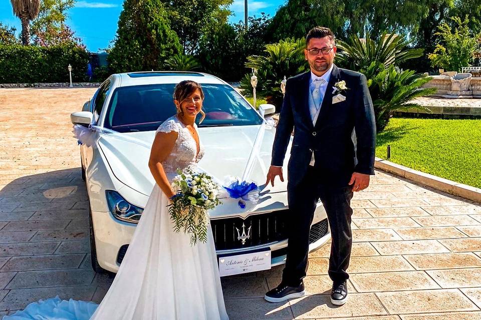 Maserati ghibli bianca