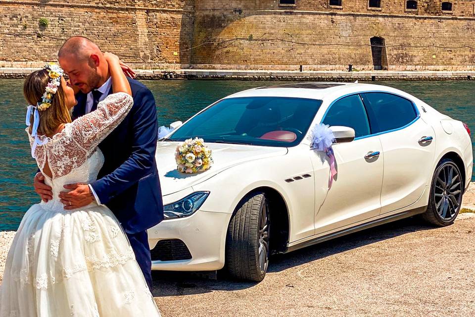 Maserati ghibli bianca