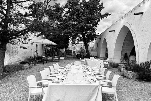 Tavolata giardino wedding