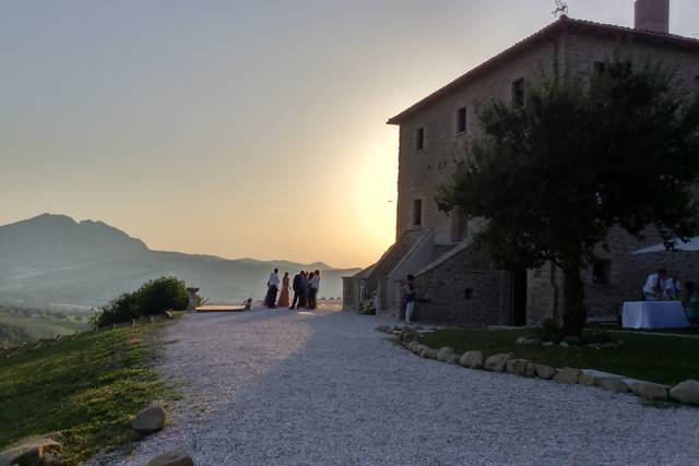Panorama tramonto