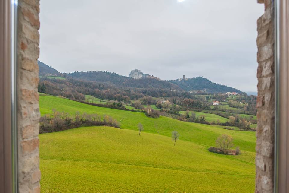 Vista dall'ingresso