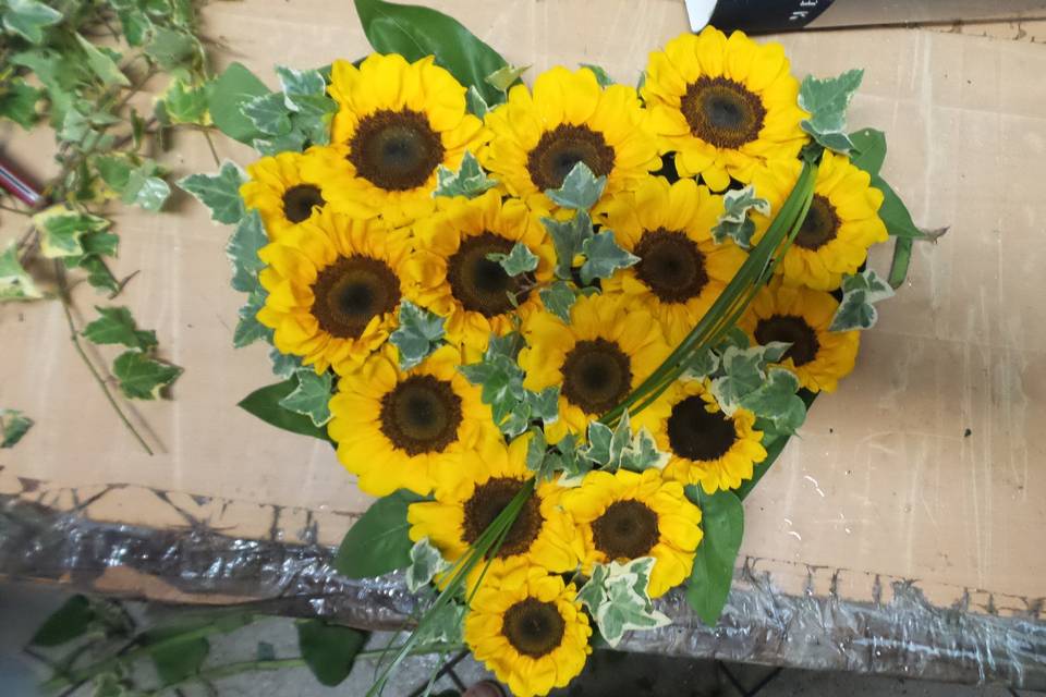 Cuore girasoli