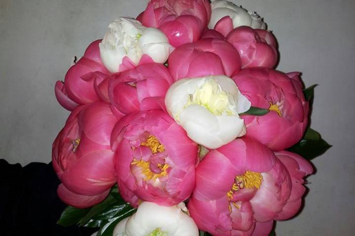 Bouquet con peonie