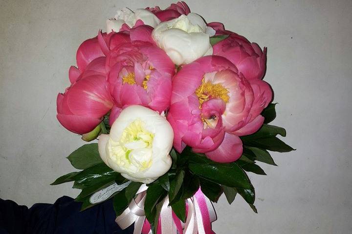 Bouquet con peonie