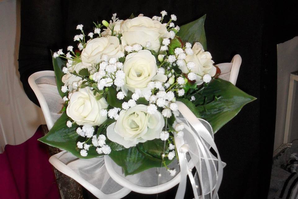 Bouquet rose bianche