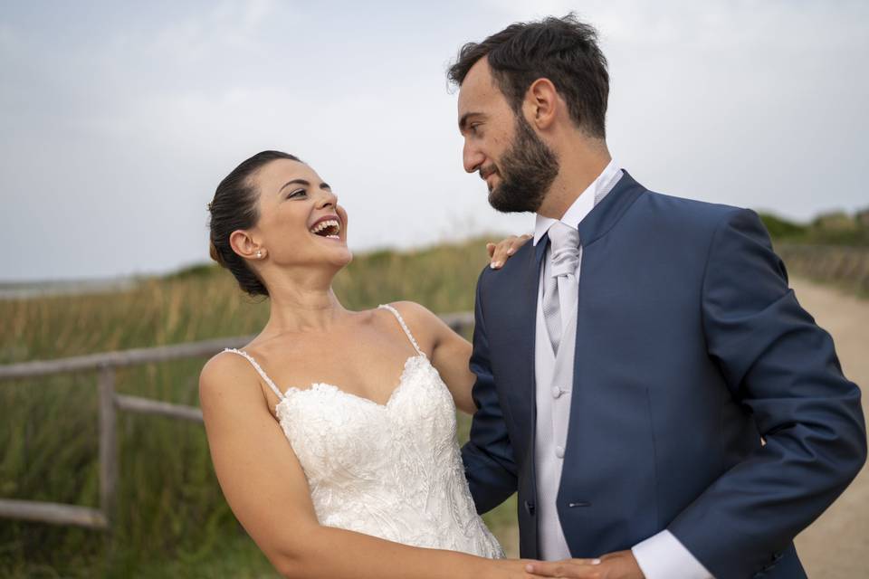 Reportage con gli sposi