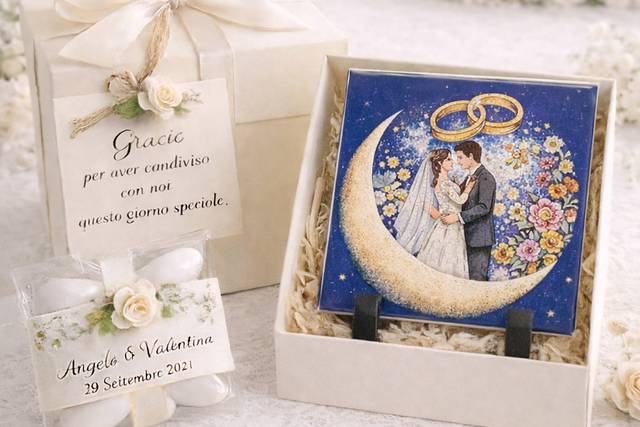 Bomboniera in ceramica