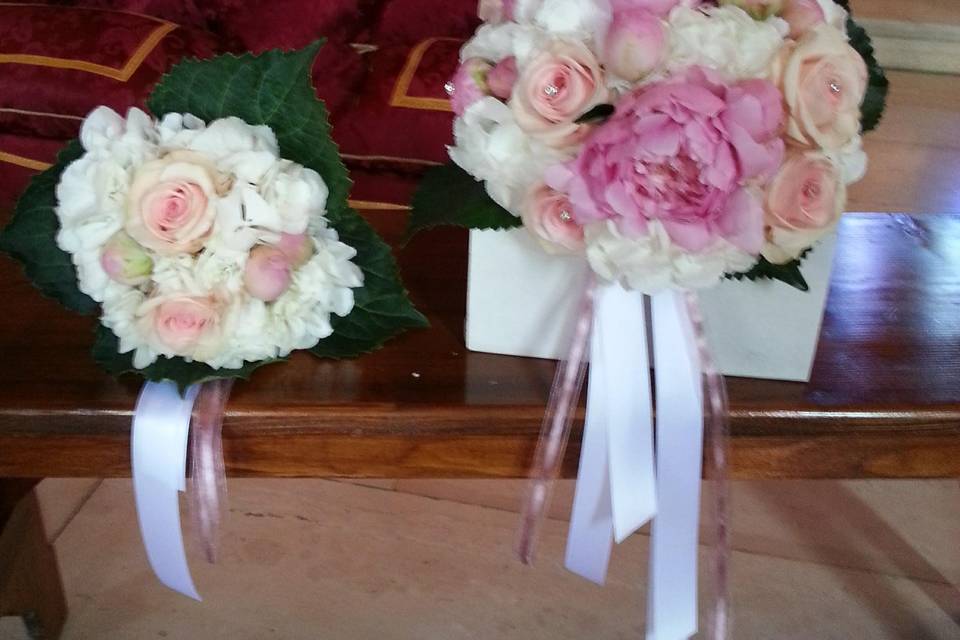 Bouquet sposa e damigella