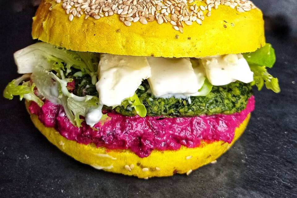 Burger di spinaci