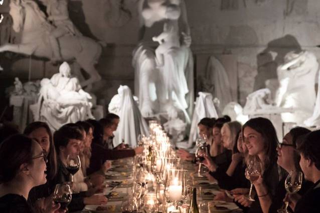 Cena con artisti, Carrara 2016