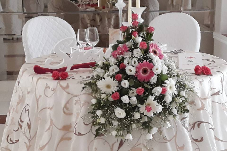 Wedding table F&E Blurose