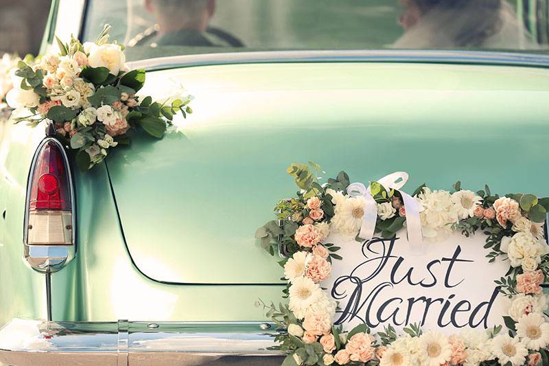 Auto sposi - Blurose wedding