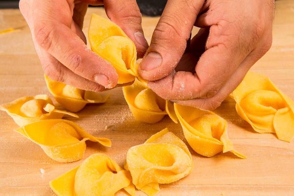 Tortelli fatti in casa