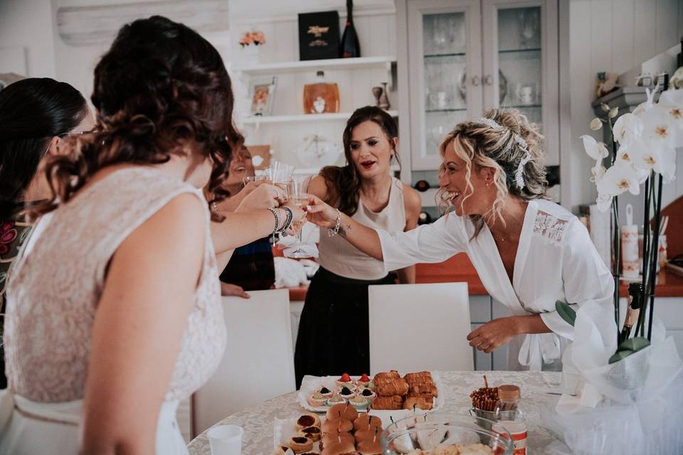 Preparazione sposa