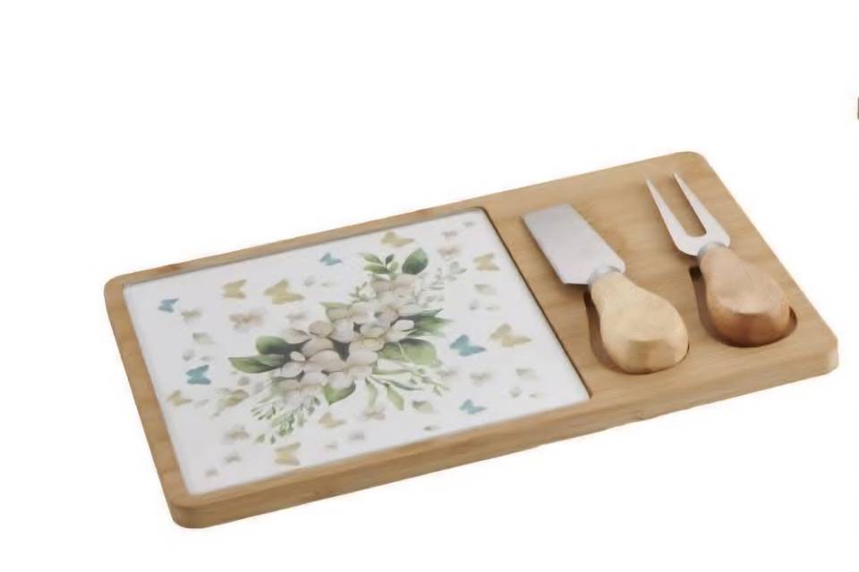 Set formaggio con tagliere dec