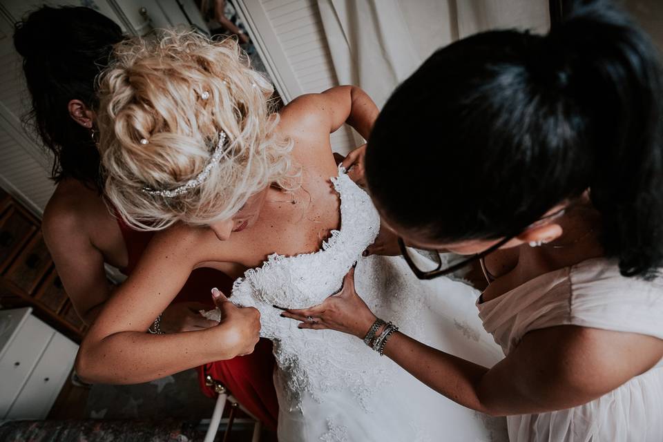 Preparazione sposa